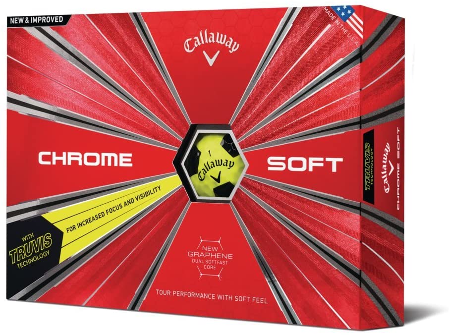 Callaway Chrome Soft Truvis Yellow and Black